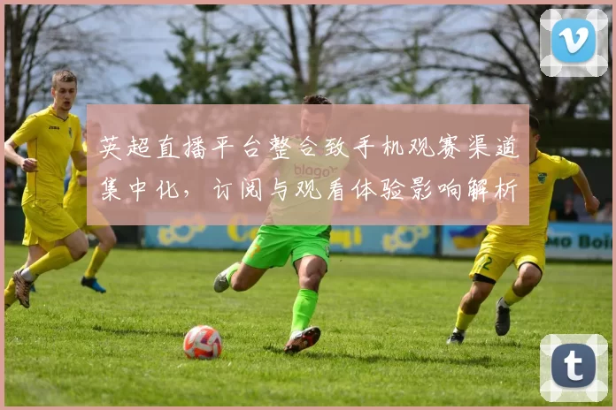 英超直播平台整合致手机观赛渠道集中化,订阅与观看体验影响解析